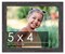 Photo Size Shabby Chic Black Picture Frame - UV Acrylic, Foam Board Backing, Hanging Hardware